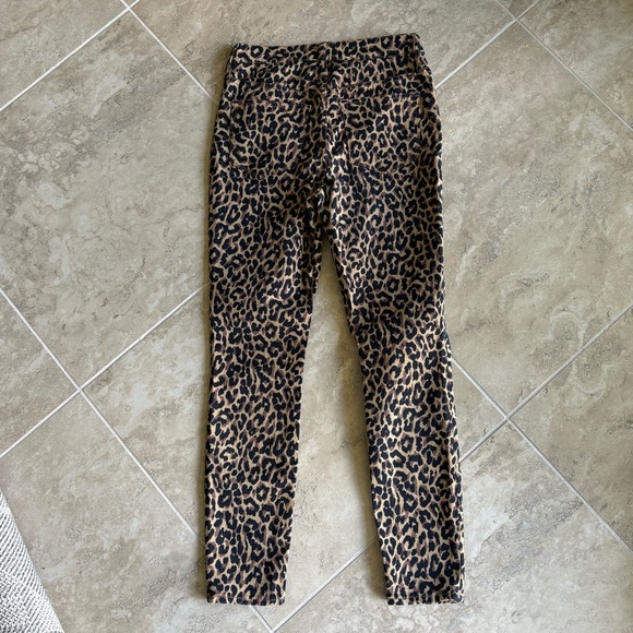 J.Crew 9” High-Rise Leopard Skinny Jeans – Size 26 - Picture 6 of 8